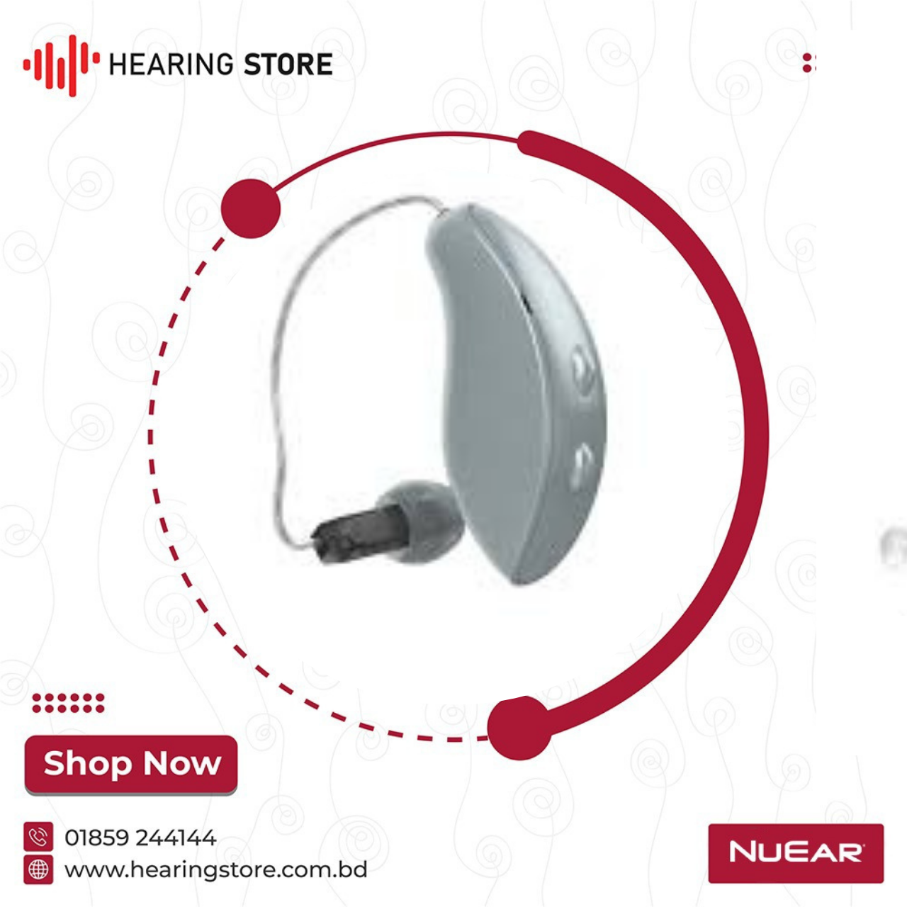 NXG 1 (1280 x 1280 px) (1) NuEar NXG AI 12 mRIC R Hearing Aid Price in Bangladesh