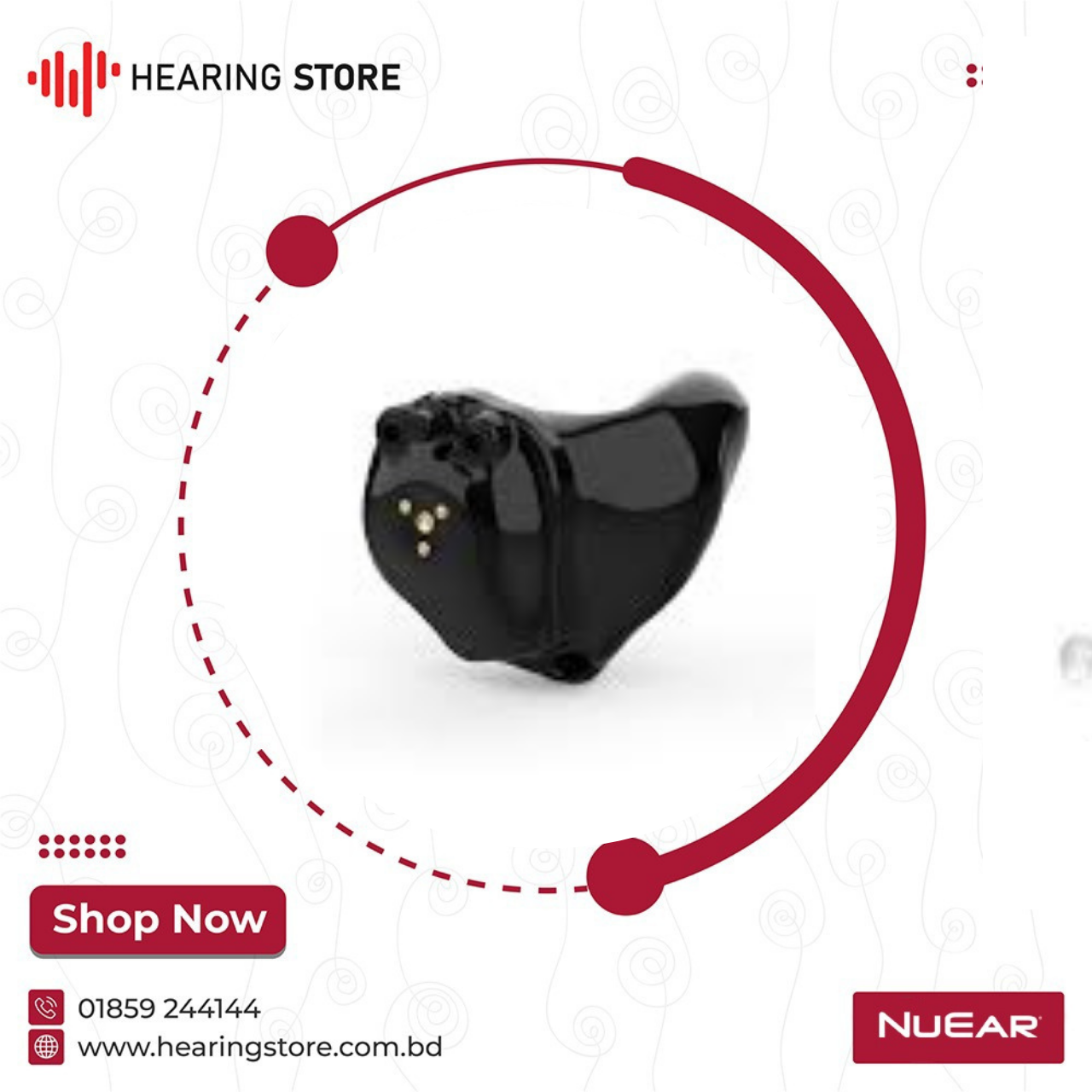NXG 2.1 (1280 x 1280 px) (1) NuEar NXG AI 20 ITC R Hearing Aid Price in Bangladesh