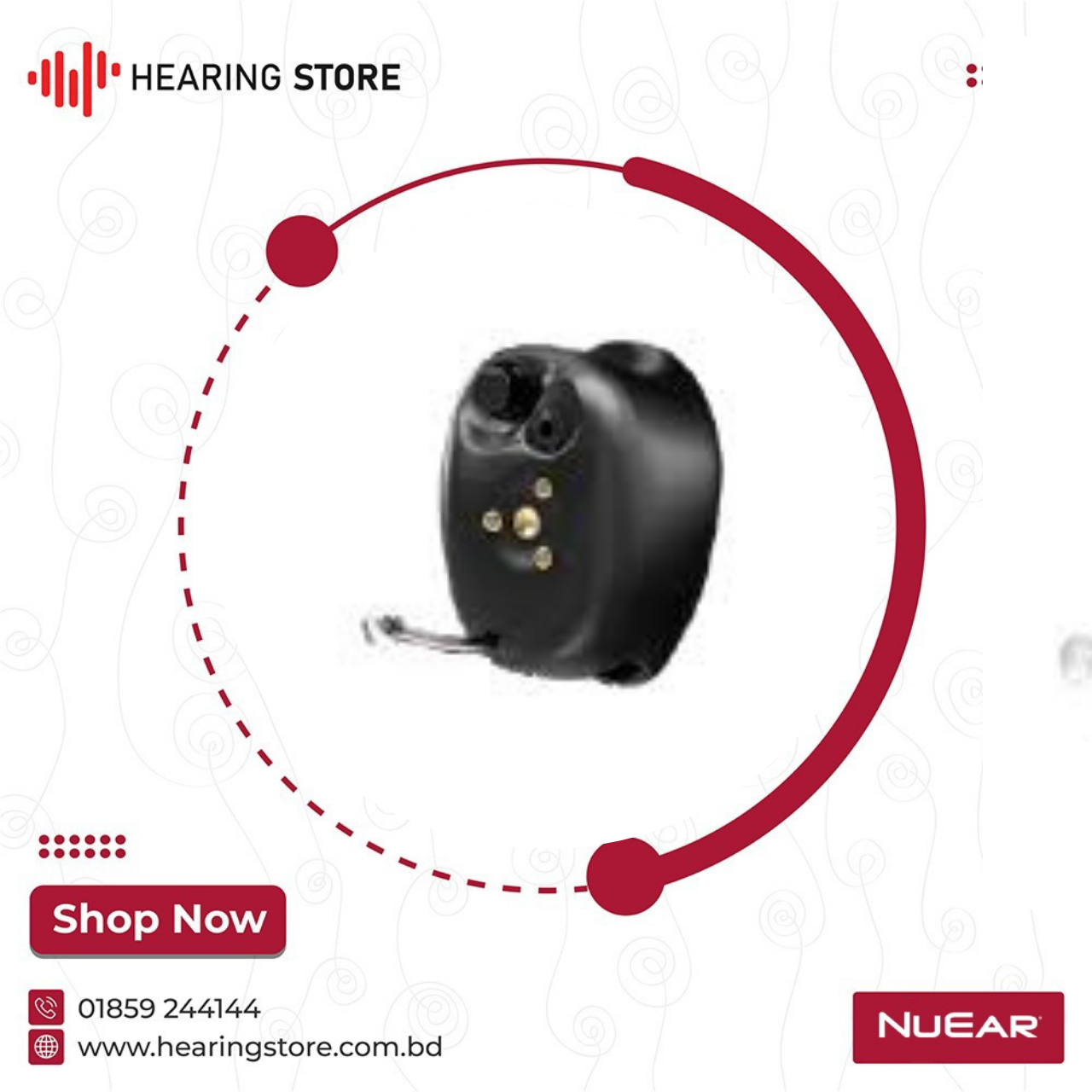 NXG cic r nw (1280 x 1280 px) NuEar NXG AI Signature 16 CIC R NW Hearing Aid Price in Bangladesh