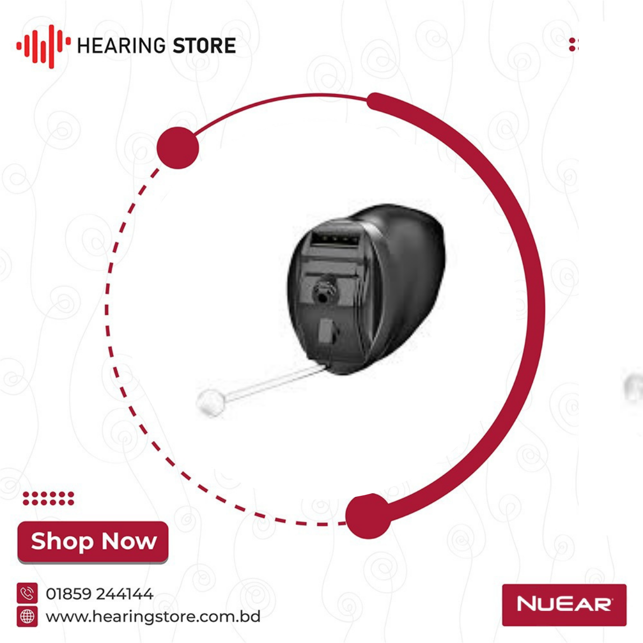 NXG iic nw (1280 x 1280 px) NuEar Savant AI 1000 CIC NW Hearing Aid Price in Bangladesh