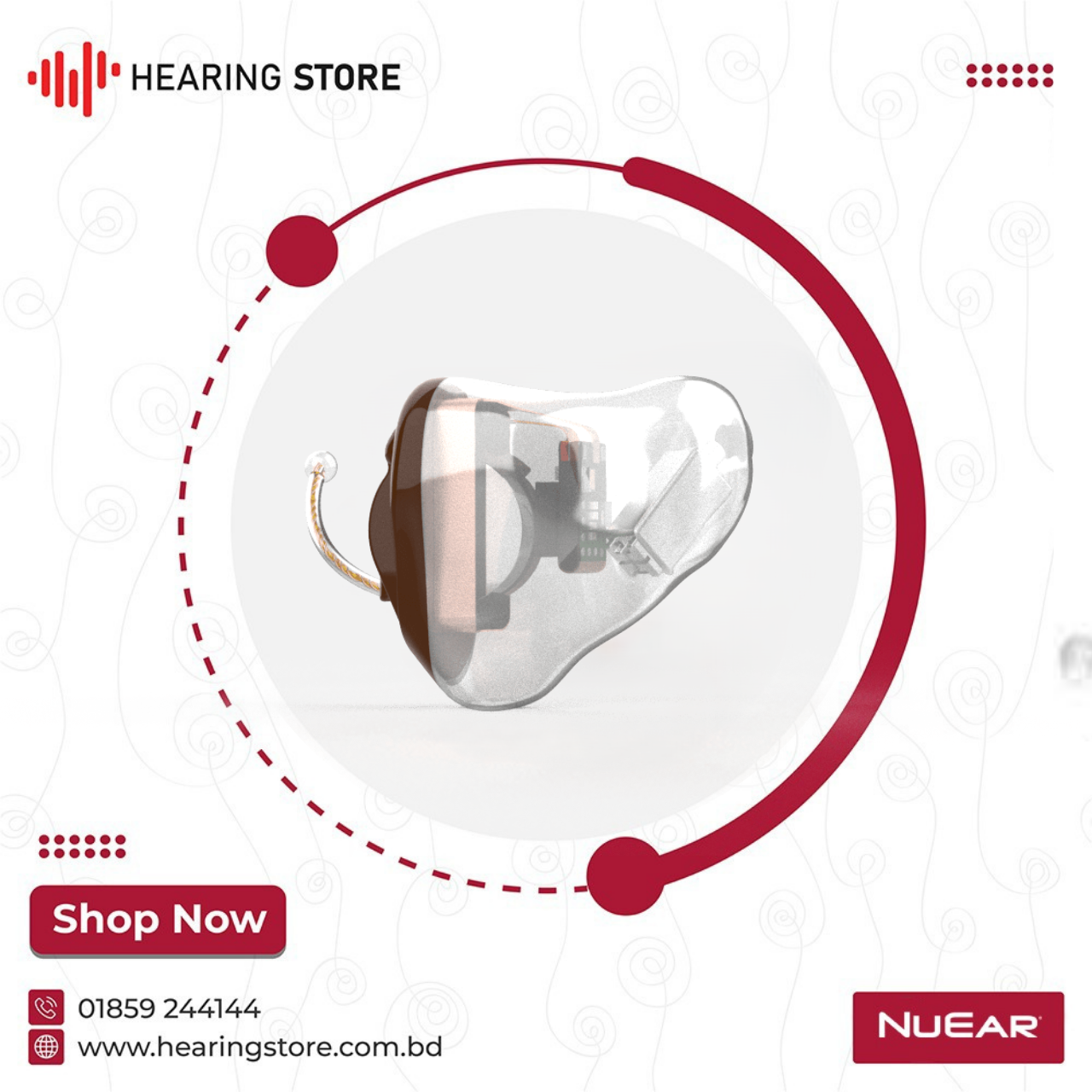 NuEar Canvas 2000 CIC Hearing Aid Price in Bangladesh NuEar Canvas 2000 CIC Hearing Aid Price in Bangladesh