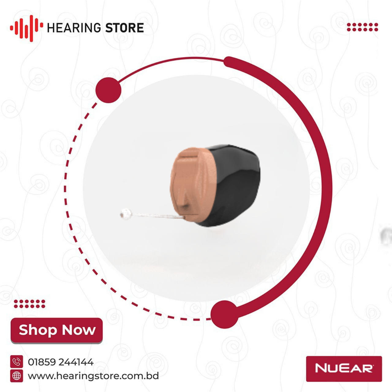 NuEar Savant AI 1000 CIC NW Hearing Aid Price in Bangladesh NuEar Savant AI 1000 CIC NW Hearing Aid Price in Bangladesh