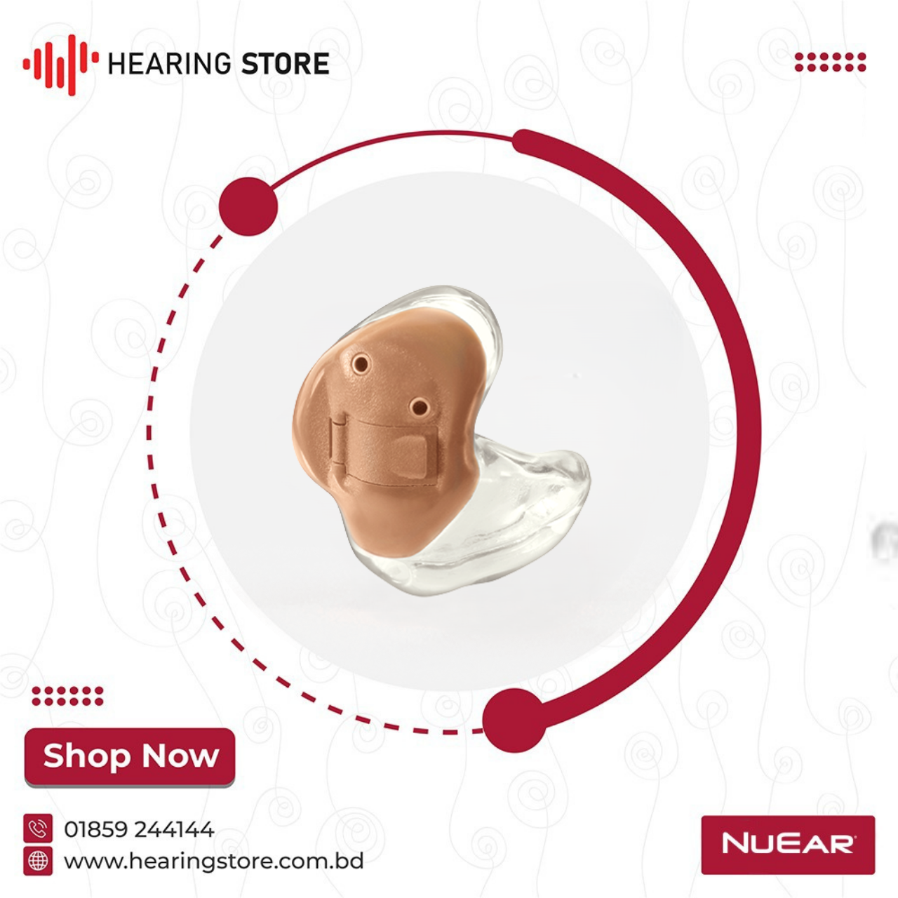NuEar Savant AI 1000 ITE R Hearing Aid Price in Bangladesh NuEar Savant AI 1000 ITE R Hearing Aid Price in Bangladesh