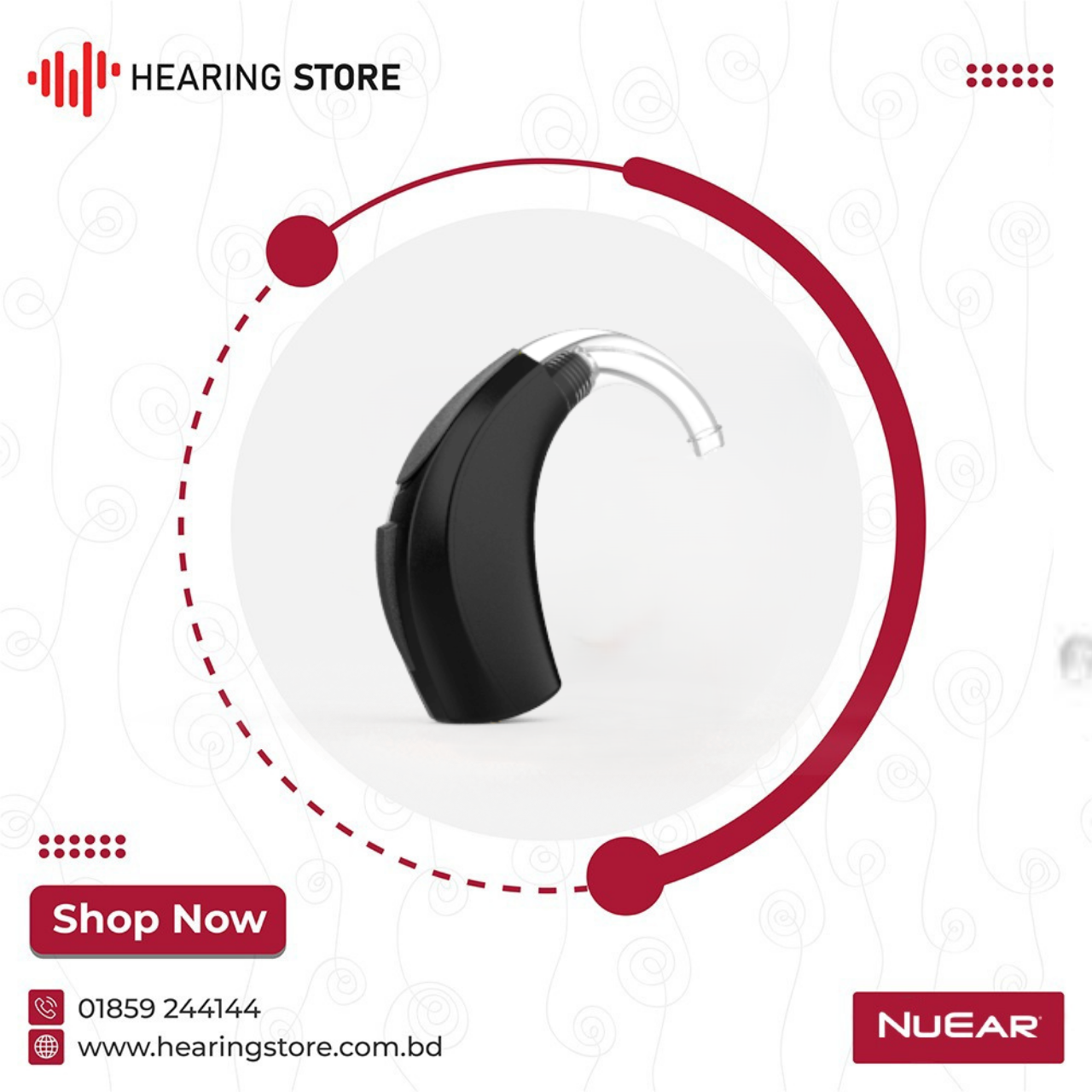 NuEar Savant AI 1200 BTE 13 Hearing Aid Price in Bangladesh NuEar Savant AI 1200 BTE 13 Hearing Aid Price in Bangladesh