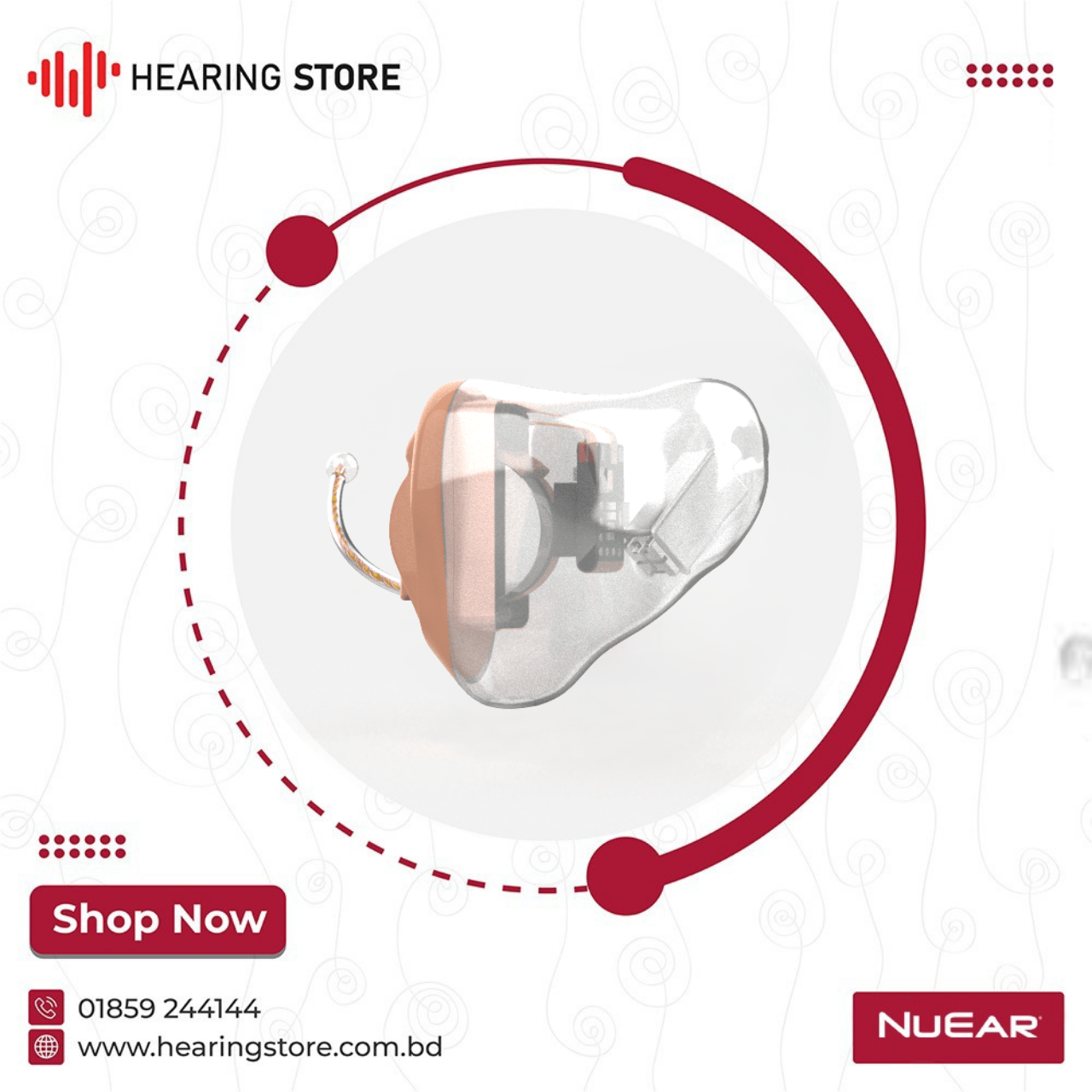 NuEar Savant AI 2000 CIC (Wireless) Hearing Aid Price in Bangladesh NuEar Savant AI 2000 CIC (Wireless) Hearing Aid Price in Bangladesh
