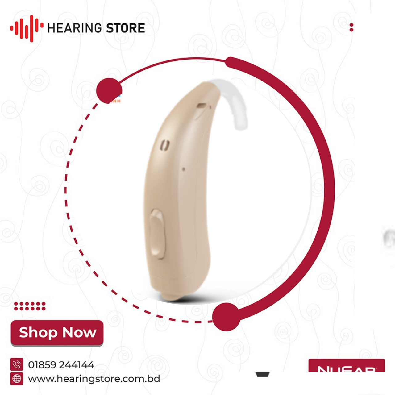 Savant AI bte (1280 x 1280 px) (1) NuEar Model N-3 RIC 312 Hearing Aid Price in Bangladesh