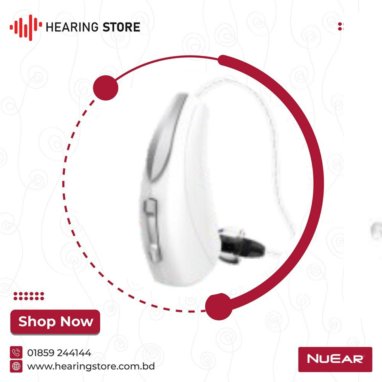 Savant AI ric (1280 x 1280 px) NuEar Savant AI 2000 RIC 312 Hearing Aid Price in Bangladesh