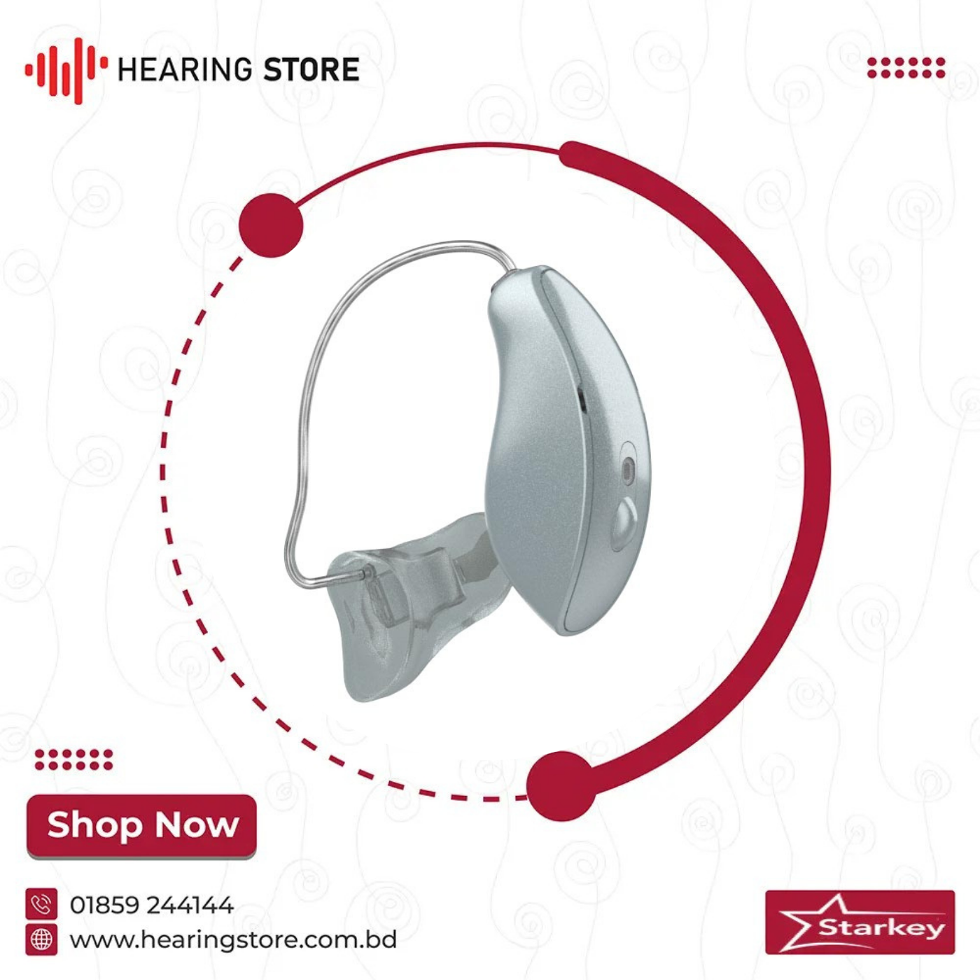 Starkey Genesis (1) Starkey Evolv AI 2000 BTE PP Hearing Aid Price in Bangladesh