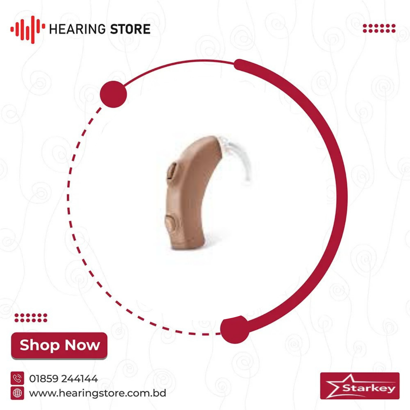 Starkey Genesis 8 Starkey Evolv AI 1600 BTE PP Hearing Aid Price in Bangladesh