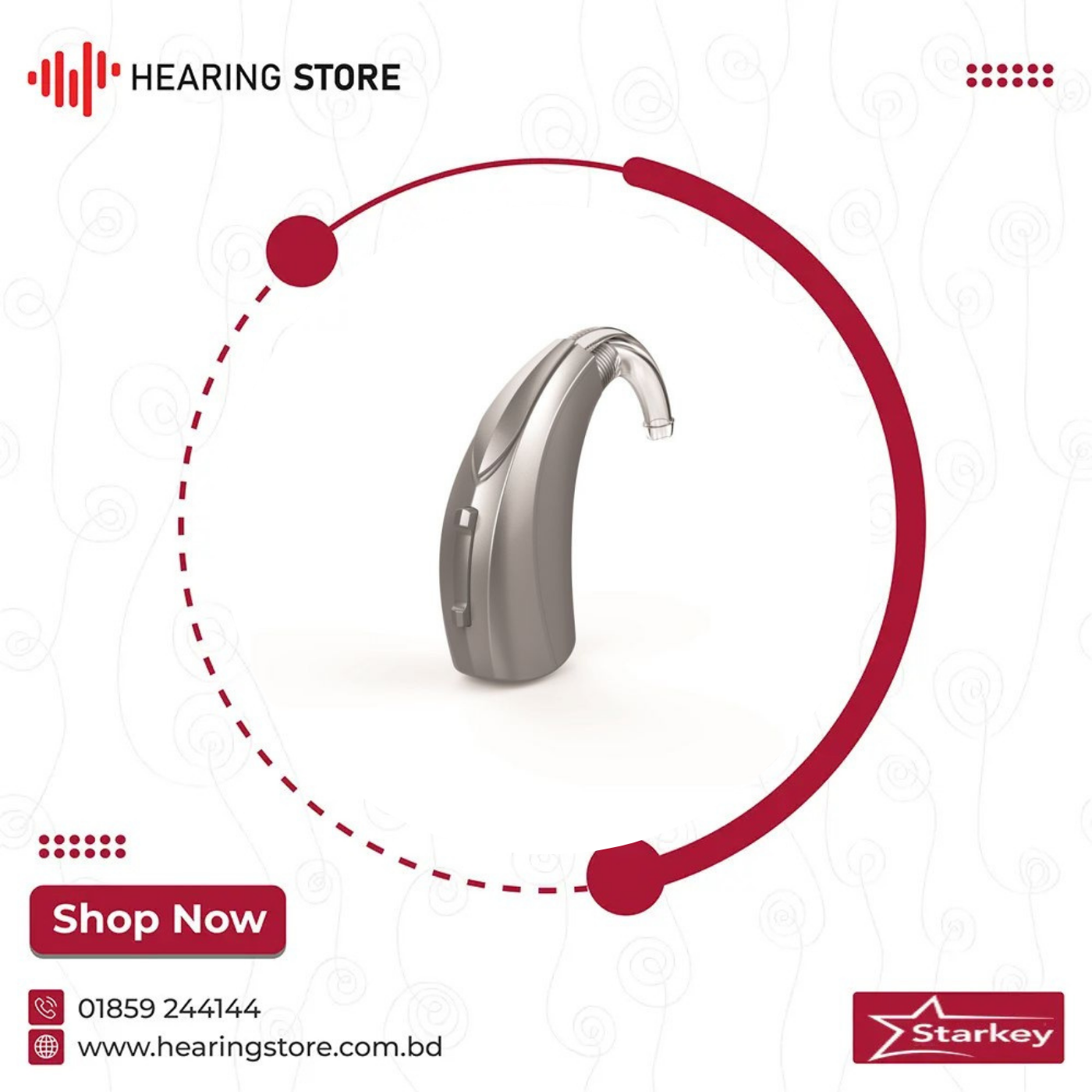 Starkey Genesis 9 Starkey Evolv AI 1600 BTE R Hearing Aid Price in Bangladesh